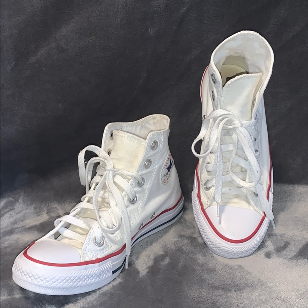 White high top Converse